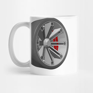 Automobile wheel Mug